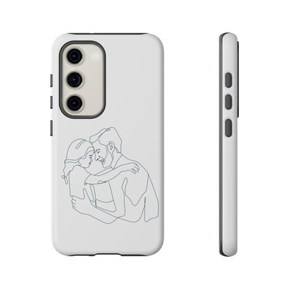 White phone Case - Forever daddy´s girl