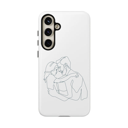 White phone Case - Forever daddy´s girl