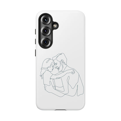 White phone Case - Forever daddy´s girl