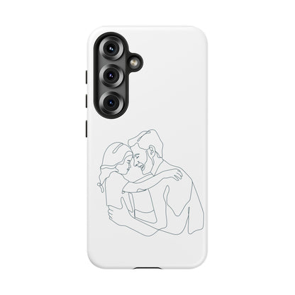 White phone Case - Forever daddy´s girl