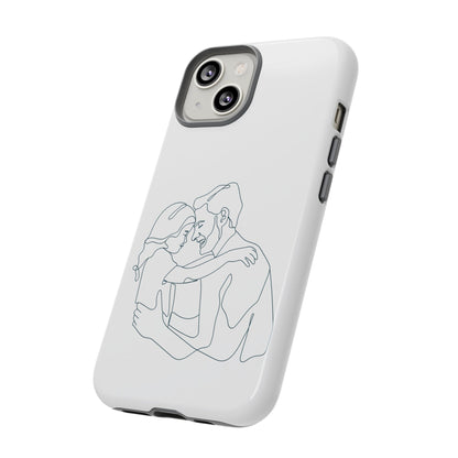 White phone Case - Forever daddy´s girl