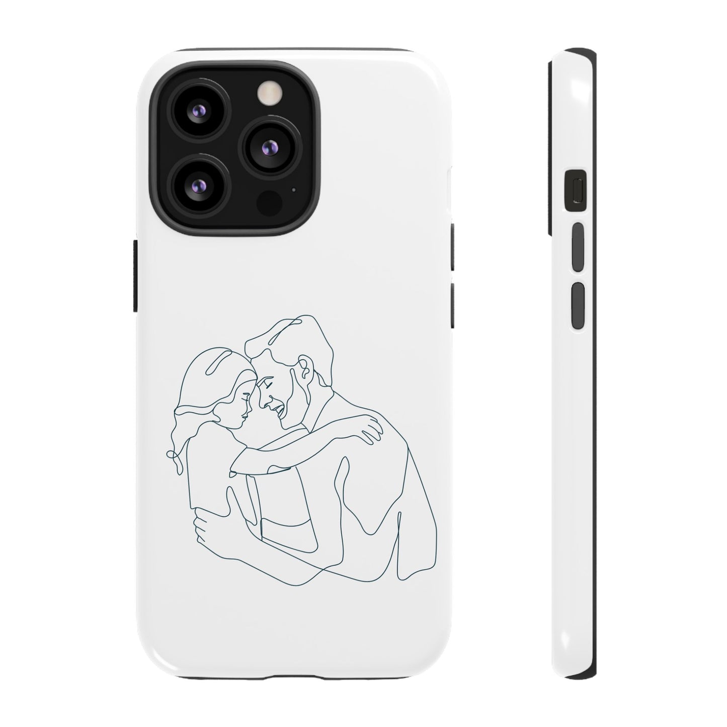 White phone Case - Forever daddy´s girl