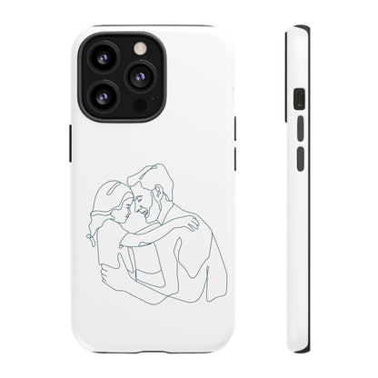 White phone Case - Forever daddy´s girl