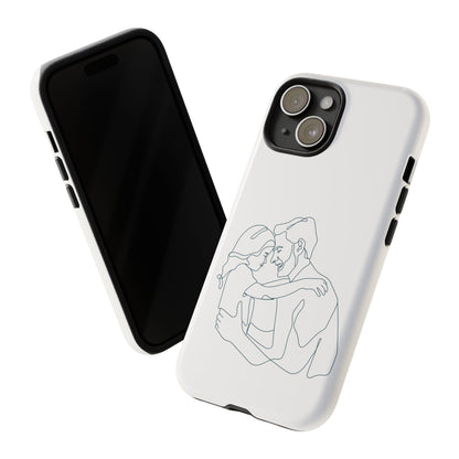 White phone Case - Forever daddy´s girl