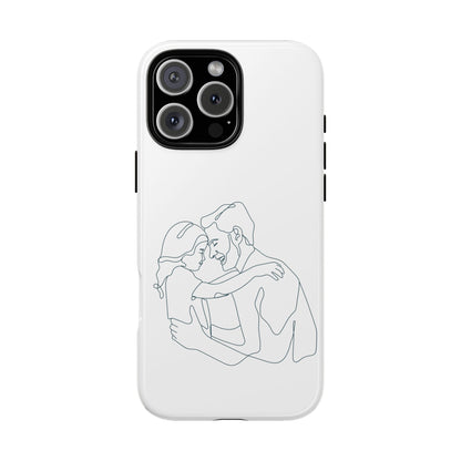 White phone Case - Forever daddy´s girl