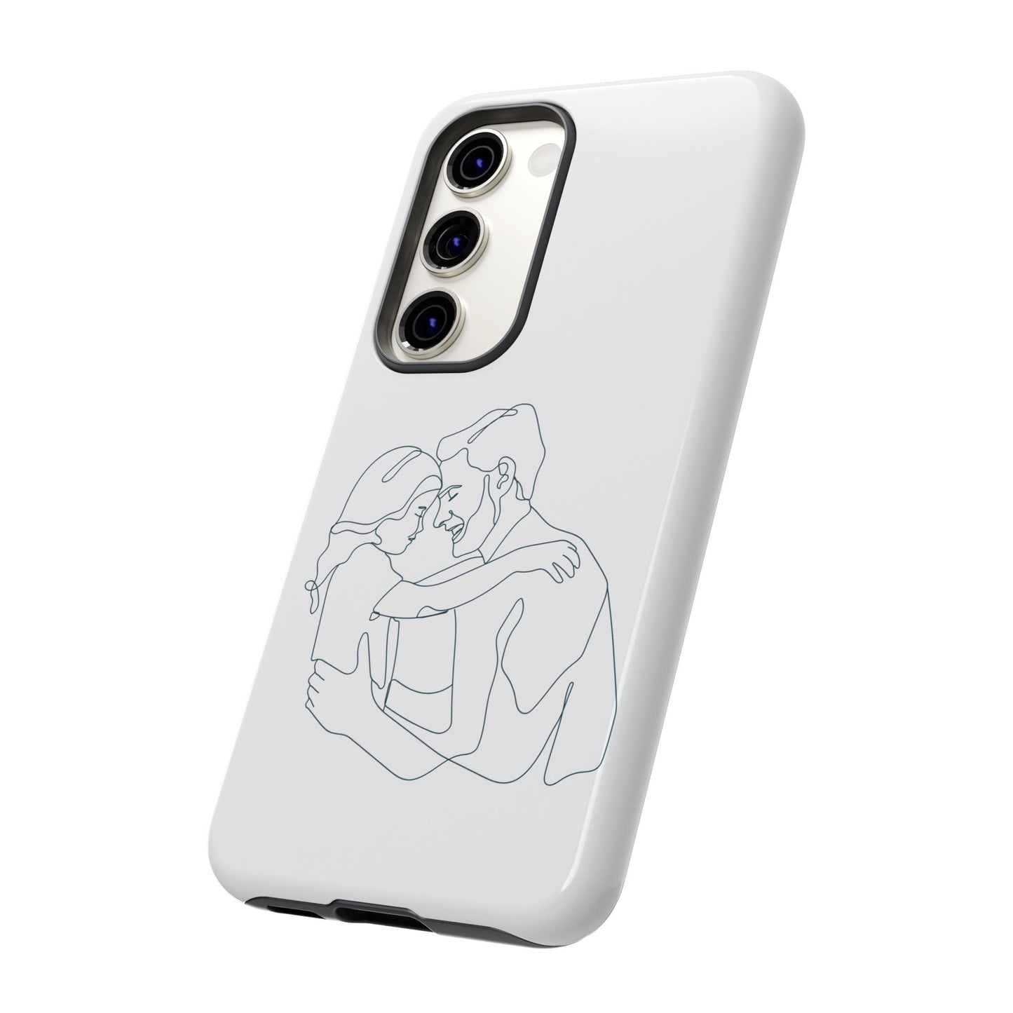 White phone Case - Forever daddy´s girl