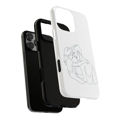 White phone Case - Forever daddy´s girl