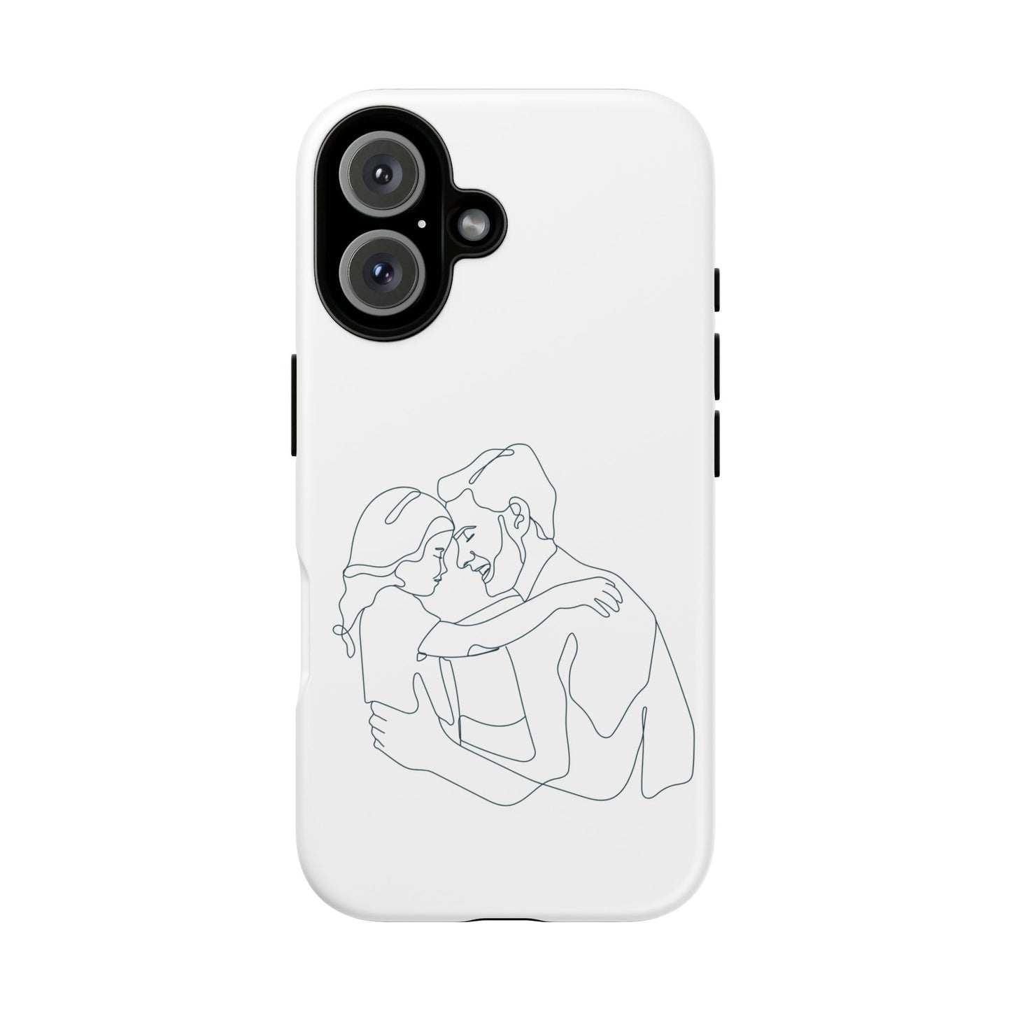 White phone Case - Forever daddy´s girl