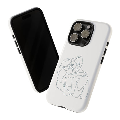 White phone Case - Forever daddy´s girl