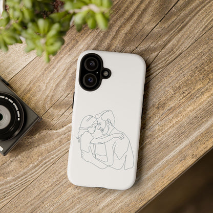 White phone Case - Forever daddy´s girl