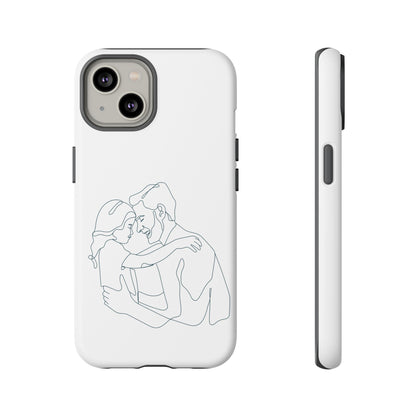 White phone Case - Forever daddy´s girl