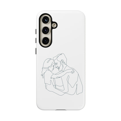 White phone Case - Forever daddy´s girl