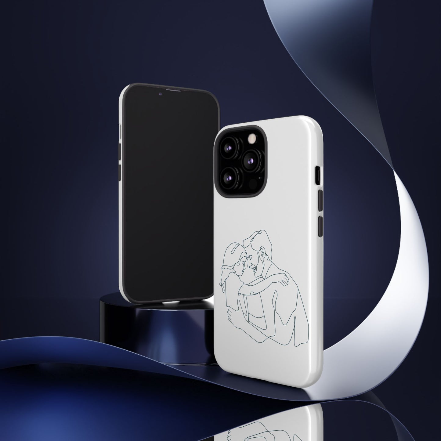 White phone Case - Forever daddy´s girl