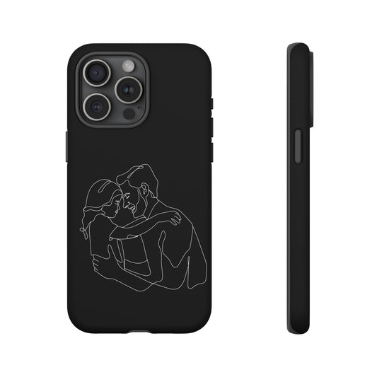 Black phone Case - Forever daddy´s girl