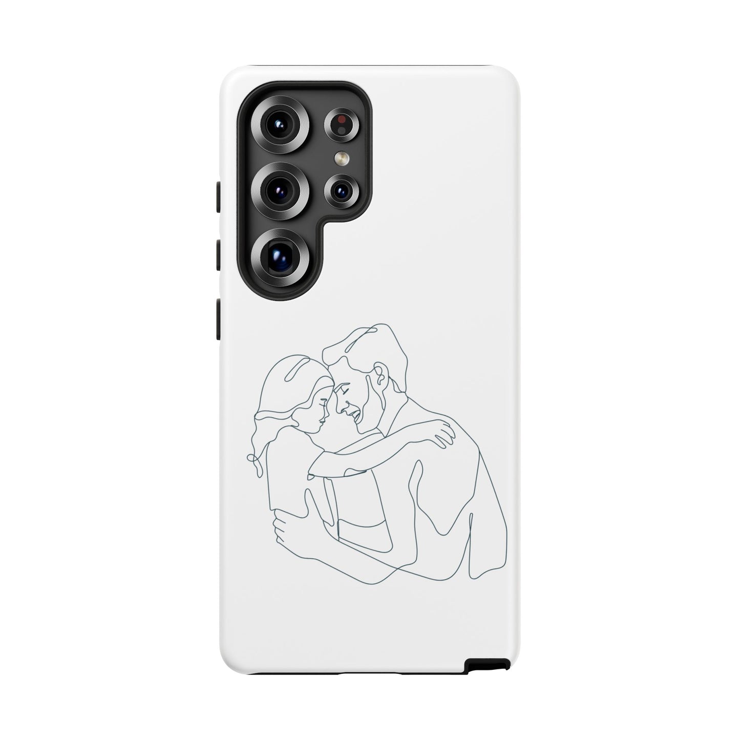 White phone Case - Forever daddy´s girl