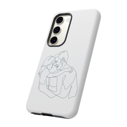 White phone Case - Forever daddy´s girl